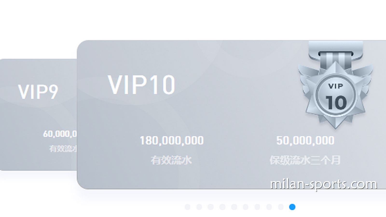 提升BBIN体育VIP等级，每日提款总额度高达100万